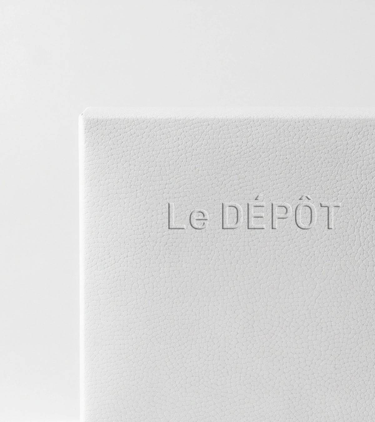 Le Dépôt embossed box