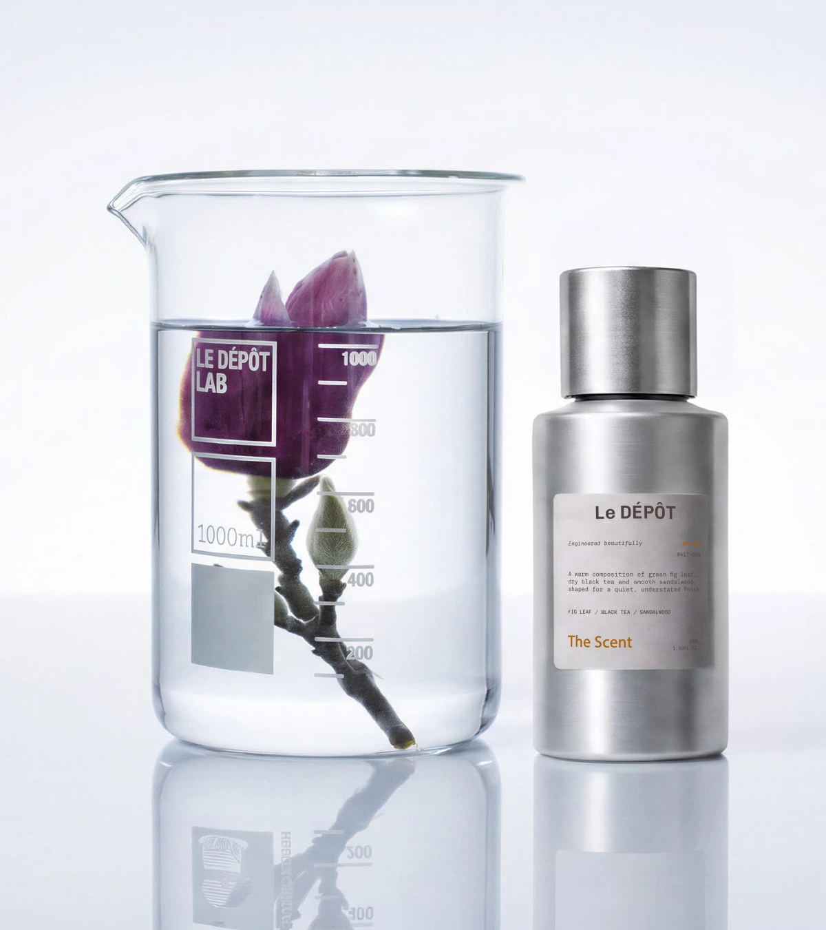 Iris and Le Dépôt silver fragrance