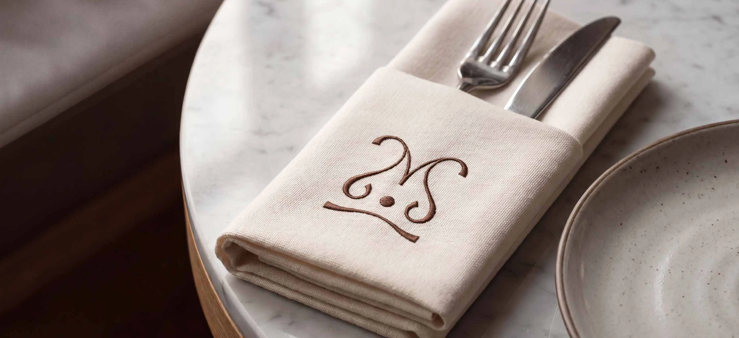 MDMADE embroidered linen
